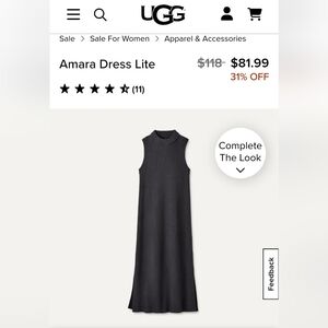 UGG Amara Maxi Dress - Charcoal